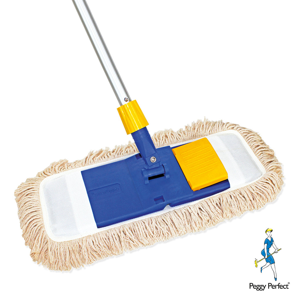 Wischmopp Bodenreiniger Bodenwischer Profi mit Baumwollmopp und Teleskopstiel