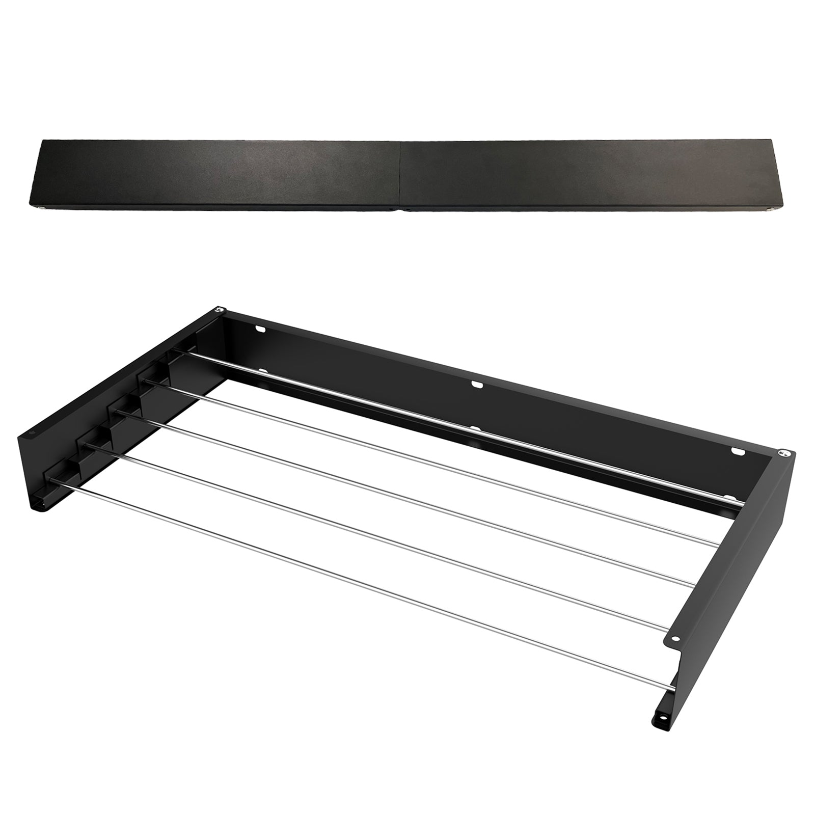 Wäscheständer klappbar zur Wandmontage im modernen Design.In- und Outdoor.