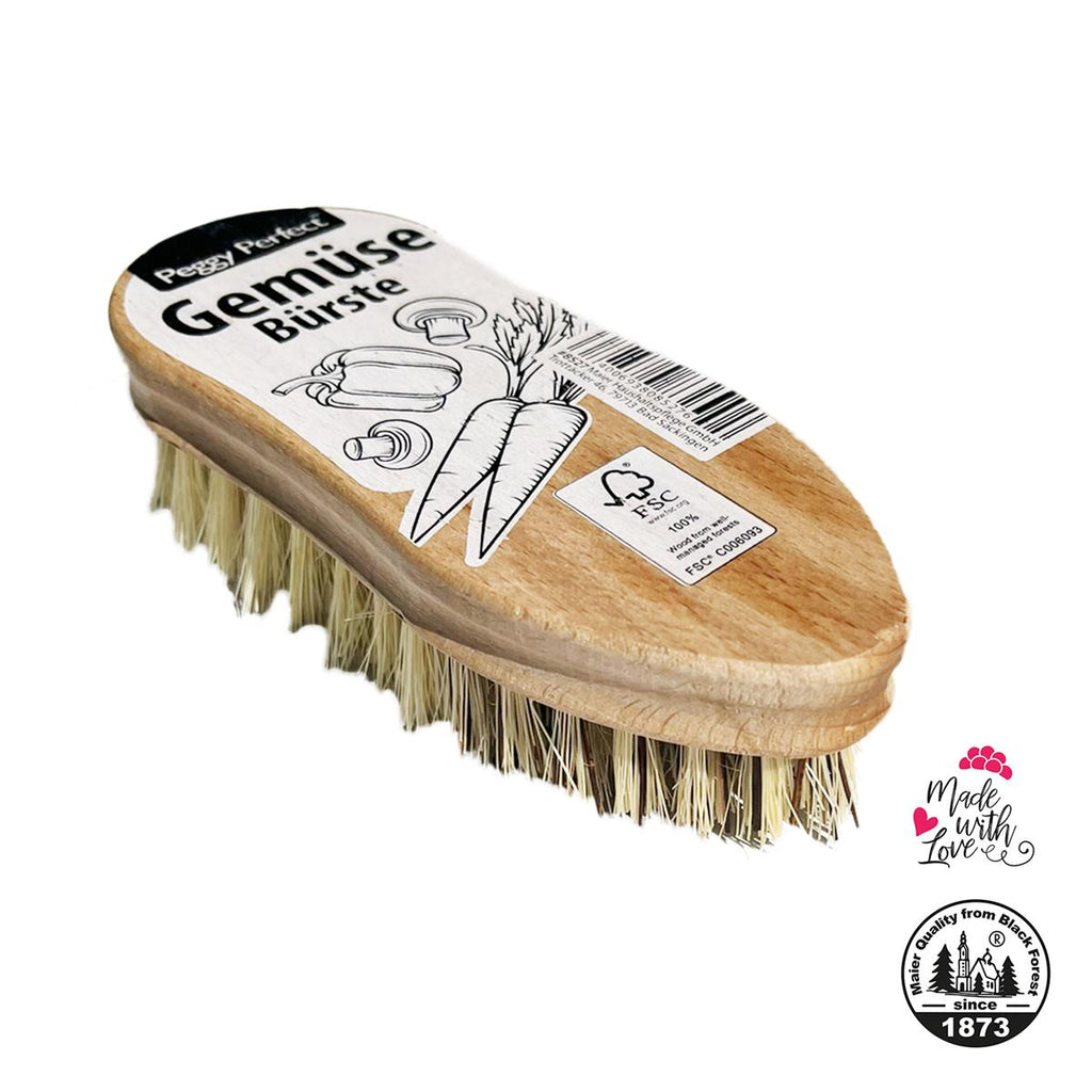 Gemüsebürste Kartoffel- Obst- Küchenbürste Holz Naturbürste Fiber & Unionborsten