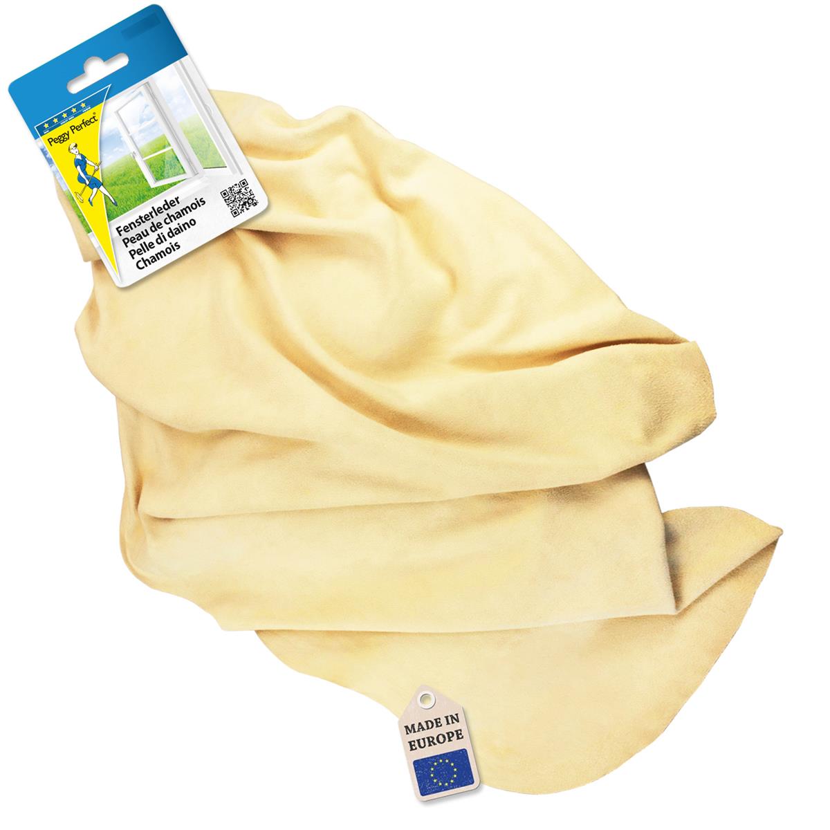Fensterleder Ledertuch Echtleder Autoleder Premium Leder 68x50 cm