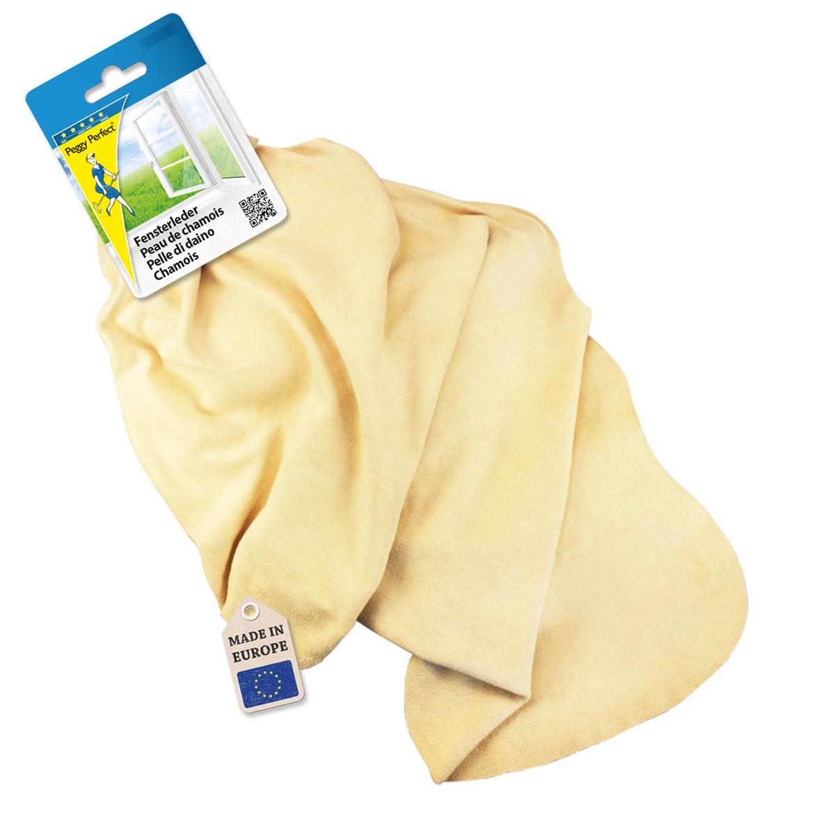 Fensterleder Ledertuch Echtleder Autoleder Premium Leder 45x30 cm