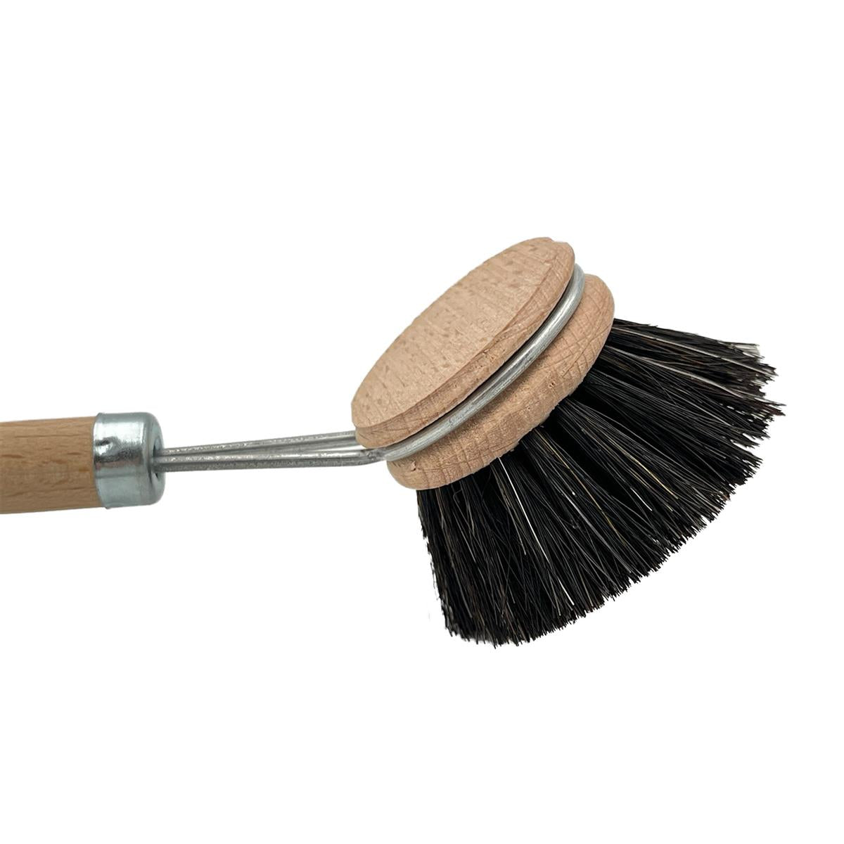 10er Set Rosshaarspülbürsten Holzspülbürsten mit Naturhaar u. langem 29cm Griff