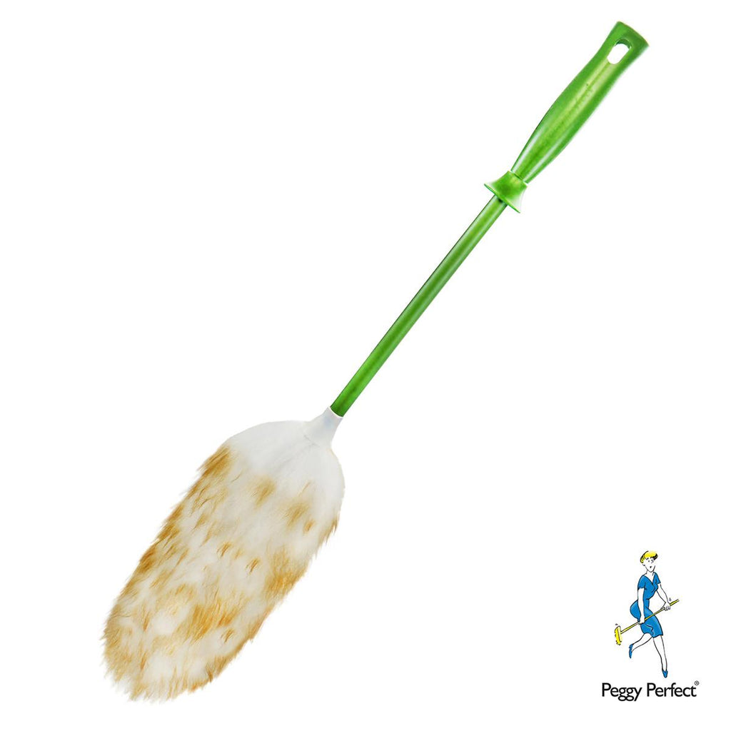 Staubwedel Lammwolle Lammfell Staubfeger Staubwischer 100% Naturwolle