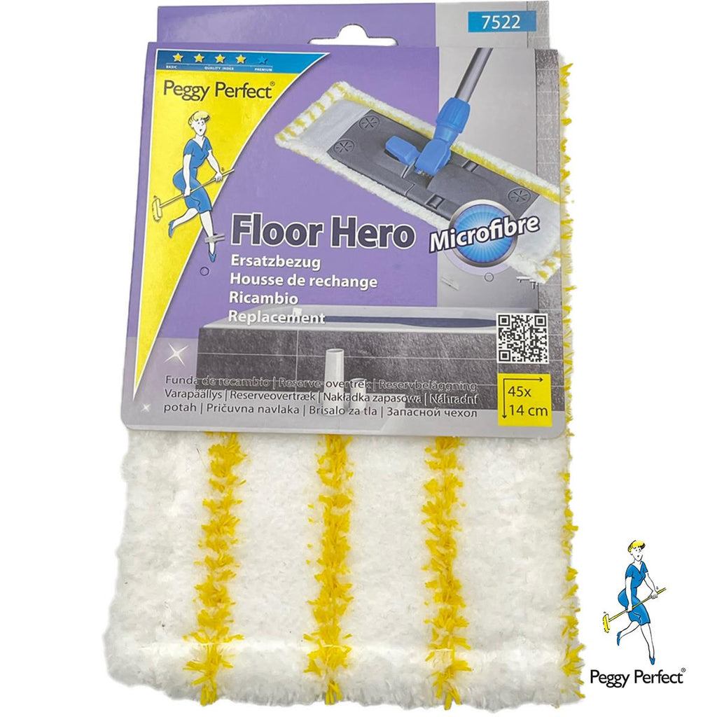 3x Wischmopp Bodenreiniger Bodenwischer Ersatzbezug Floor Hero Bad und Fliese