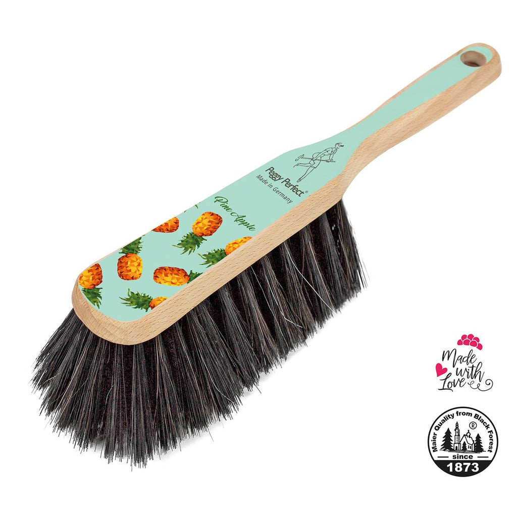 Kehrgarnitur Kehrset mit Holzbesen und Kunststoffschaufel Pine Apple Design