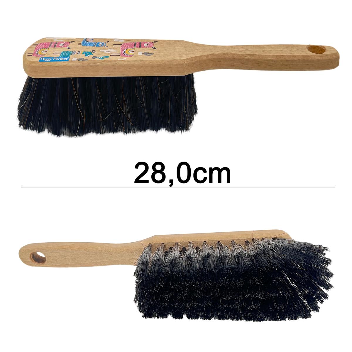 Kehrgarnitur Kehrset mit Holzbesen und Kunststoffschaufel Lama Design