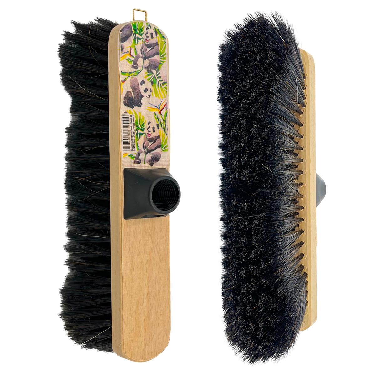 Stubenbesen Zimmerbesen Besen mit Teleskopstiel Stiel im Panda Bär Design