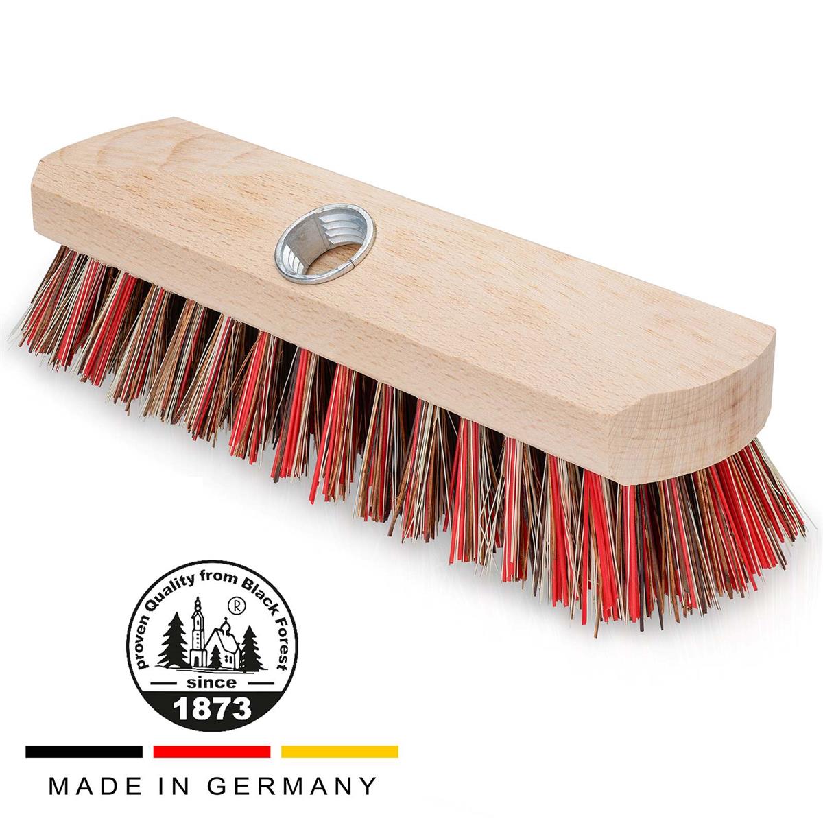 Schrubber aus Buchenholz mit widerstandsfähigem Borstenmix aus Arenga & PVC
