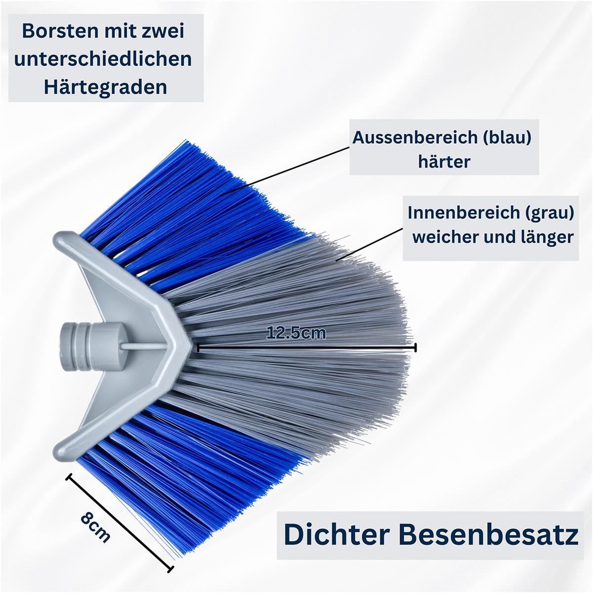 Decken-, Staubfeger Ersatzkopf mit Winkelgelenk - Gewinde (2,2cm Ø)