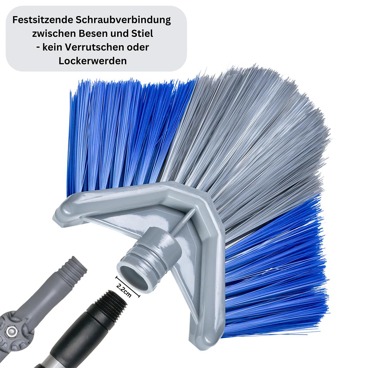 Decken-, Staubfeger Ersatzkopf mit Winkelgelenk - Gewinde (2,2cm Ø)