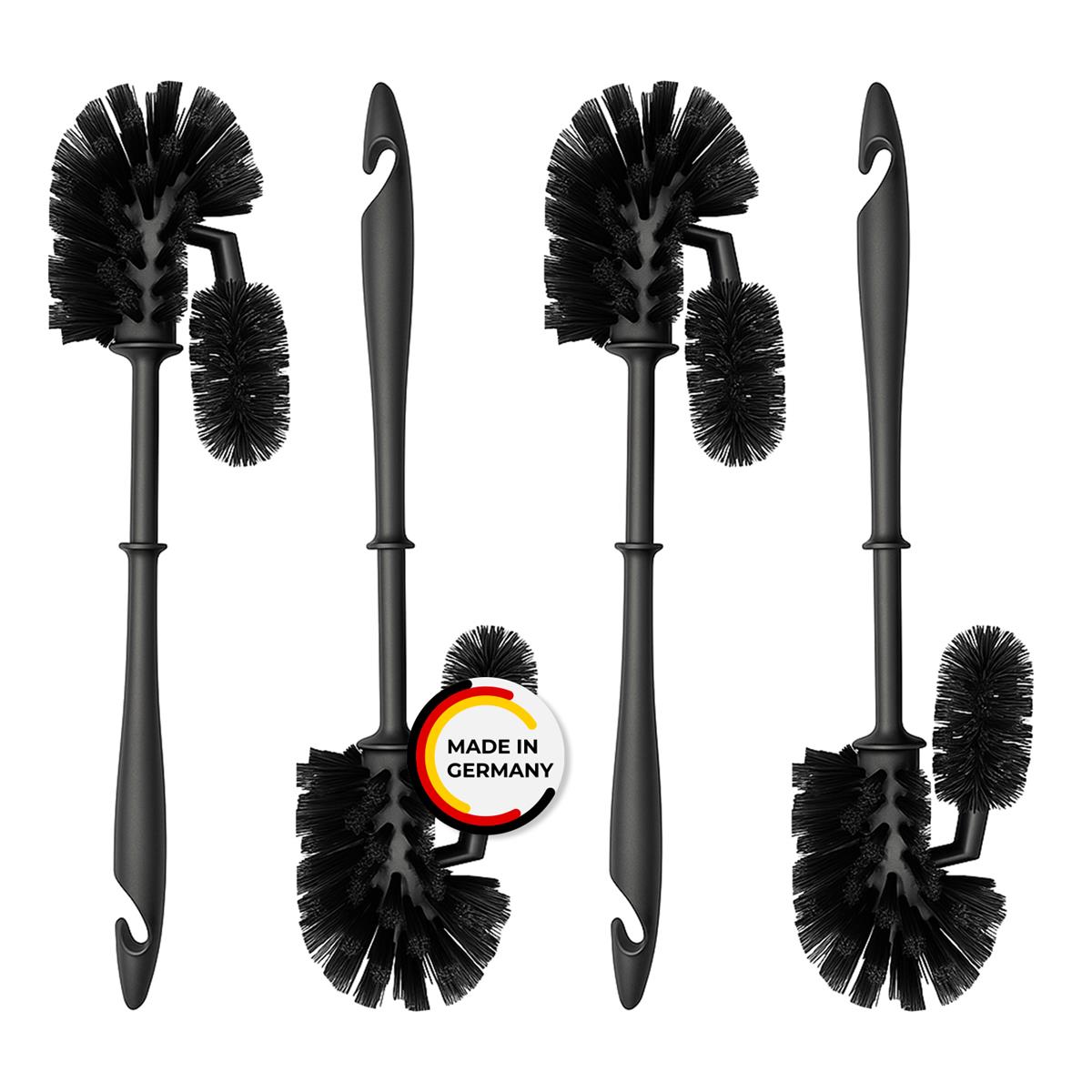 Rival 4er Set WC-Randreinigerbürste Smart Line mit PP-Borsten