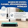 Rival Besen mit umlaufender Gummierung & Teleskopstiel türkis