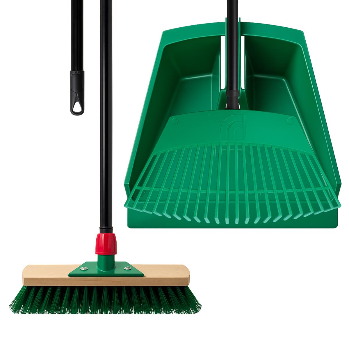 Rival 3-teiliges Garten-Set – enthält Besen mit Stiel (Breite: 32 cm)