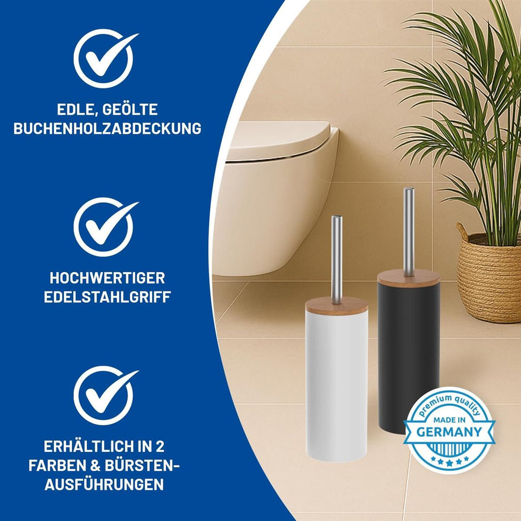 Rival 2er-Set Ersatz WC-Bürstenköpfe - Noppenbürste, für Life Style WC-Garnitur