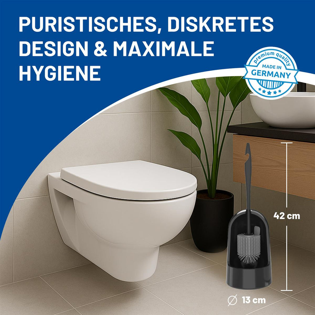 Rival 2er-Set WC-Randreiniger-Bürste mit Noppen