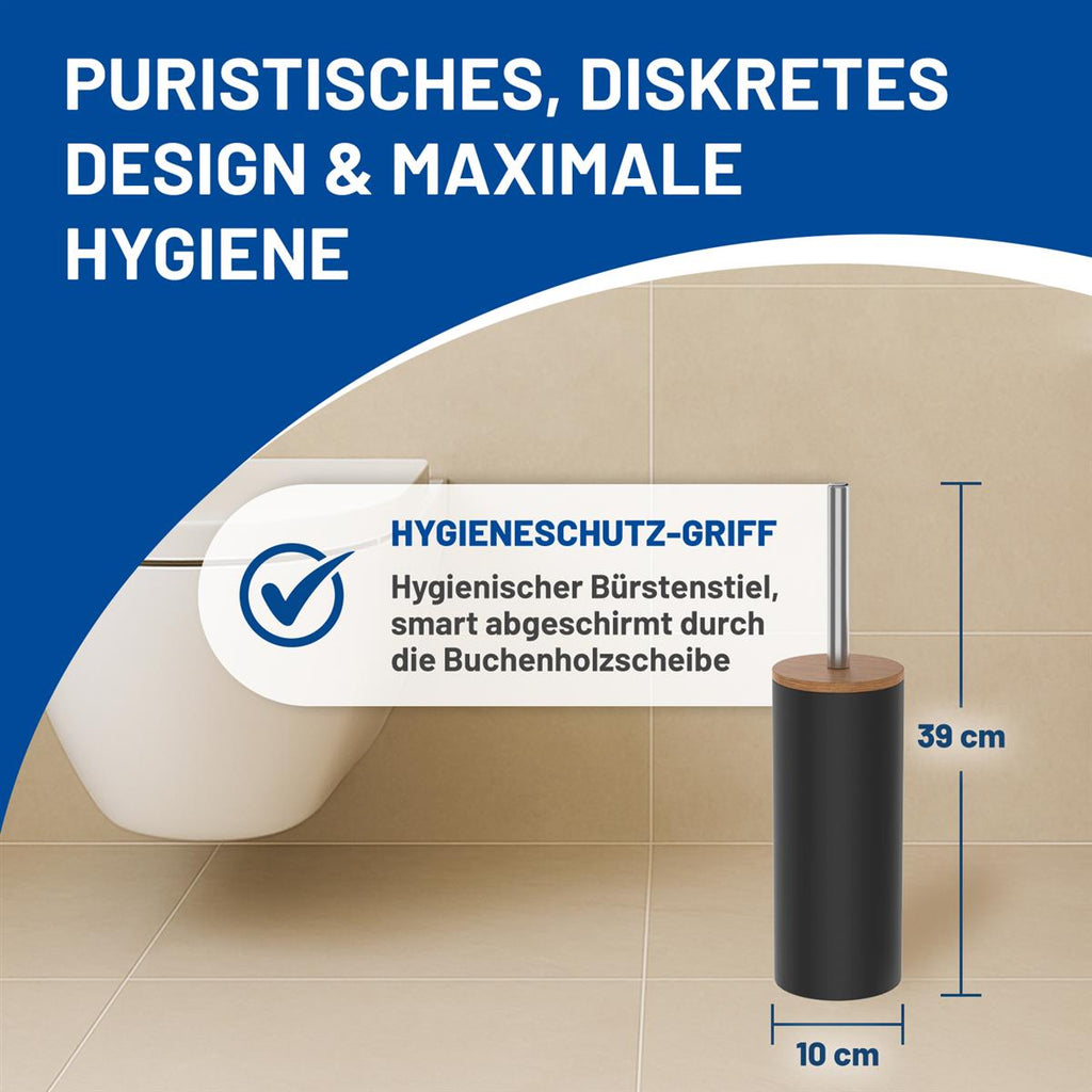 Rival 3er-Set Ersatz WC-Bürstenköpfe - Rundbürste für Life Style WC-Garnitur